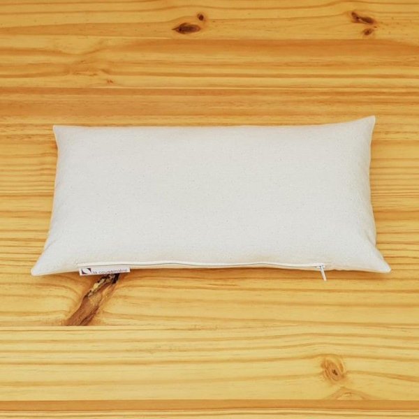 Mini coussin v&eacute;g&eacute;tal : cale reins ou cale nuque, pour la voiture, en petit &eacute;peautre et lavande bio